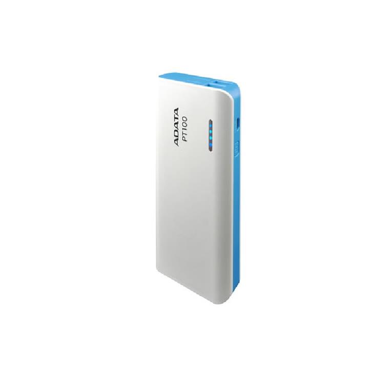 شارژر همراه ای دیتا مدل PT100 با ظرفیت 10000 میلی آمپر ساعت Adata PT100 10000mAh Power Bank